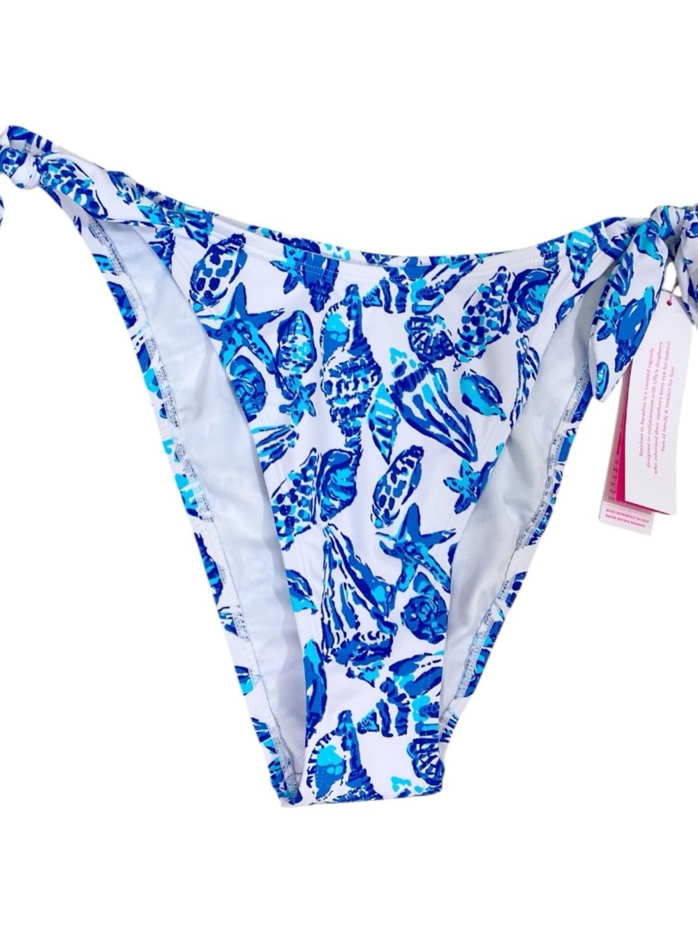 Lilly Pulitzer Roga Bikini Bottom Sz 12 Shell Collector Swim Beach - Picture 5 of 9